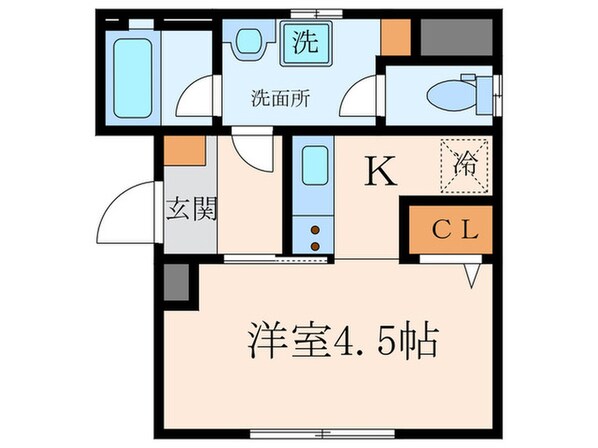 仮）Liberty杭瀬の物件間取画像